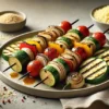 Grilled Vegetable Skewers with Aztec Spice Rub