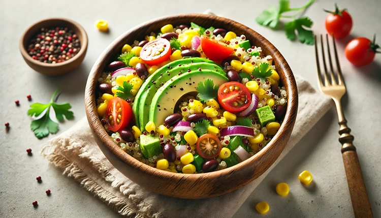 Vegan Aztec-Inspired Quinoa Salad